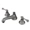 Kingston Brass KS4468BL 8" Widespread Bathroom Faucet, Brushed Nickel KS4468BL - alternate 1